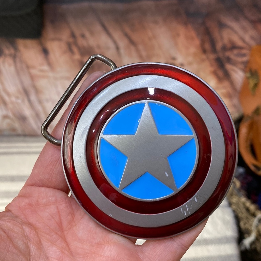 Captain America Belt Buckle